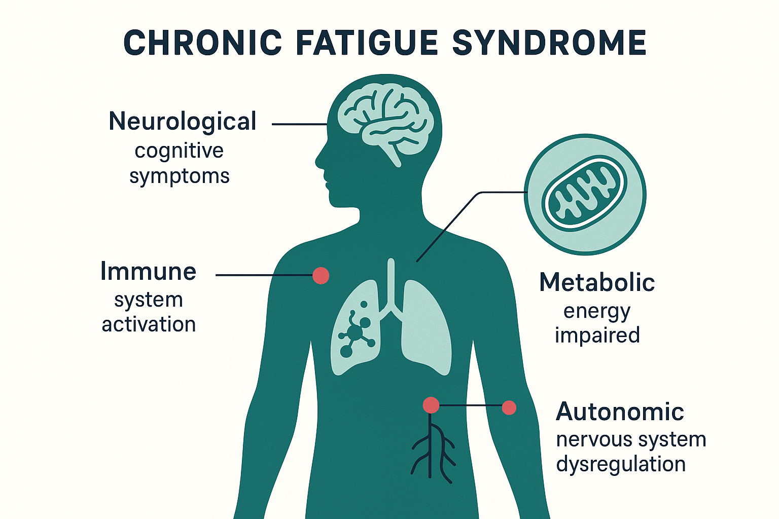 Chronic Fatigue anatomy diagram