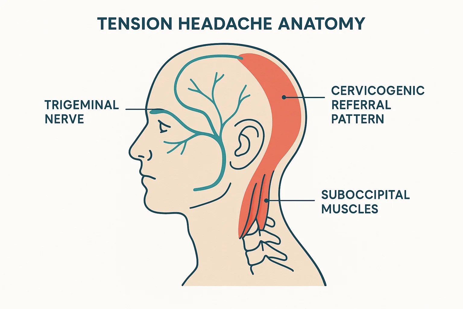 Headaches anatomy diagram