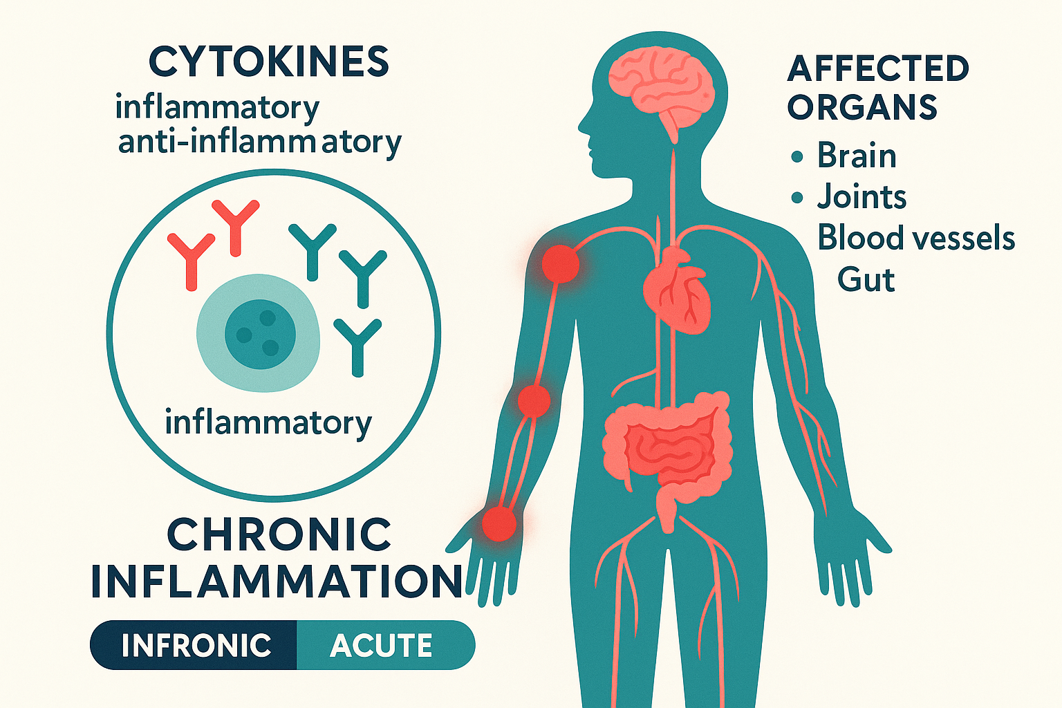 Inflammation anatomy diagram