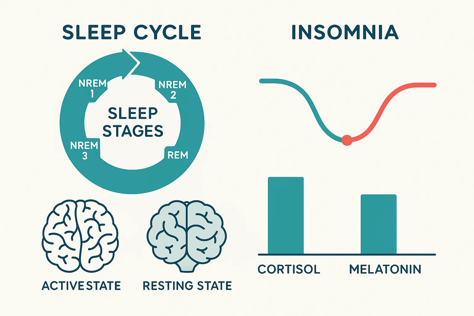 Insomnia anatomy diagram