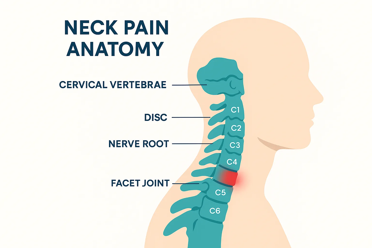 Neck Pain anatomy diagram