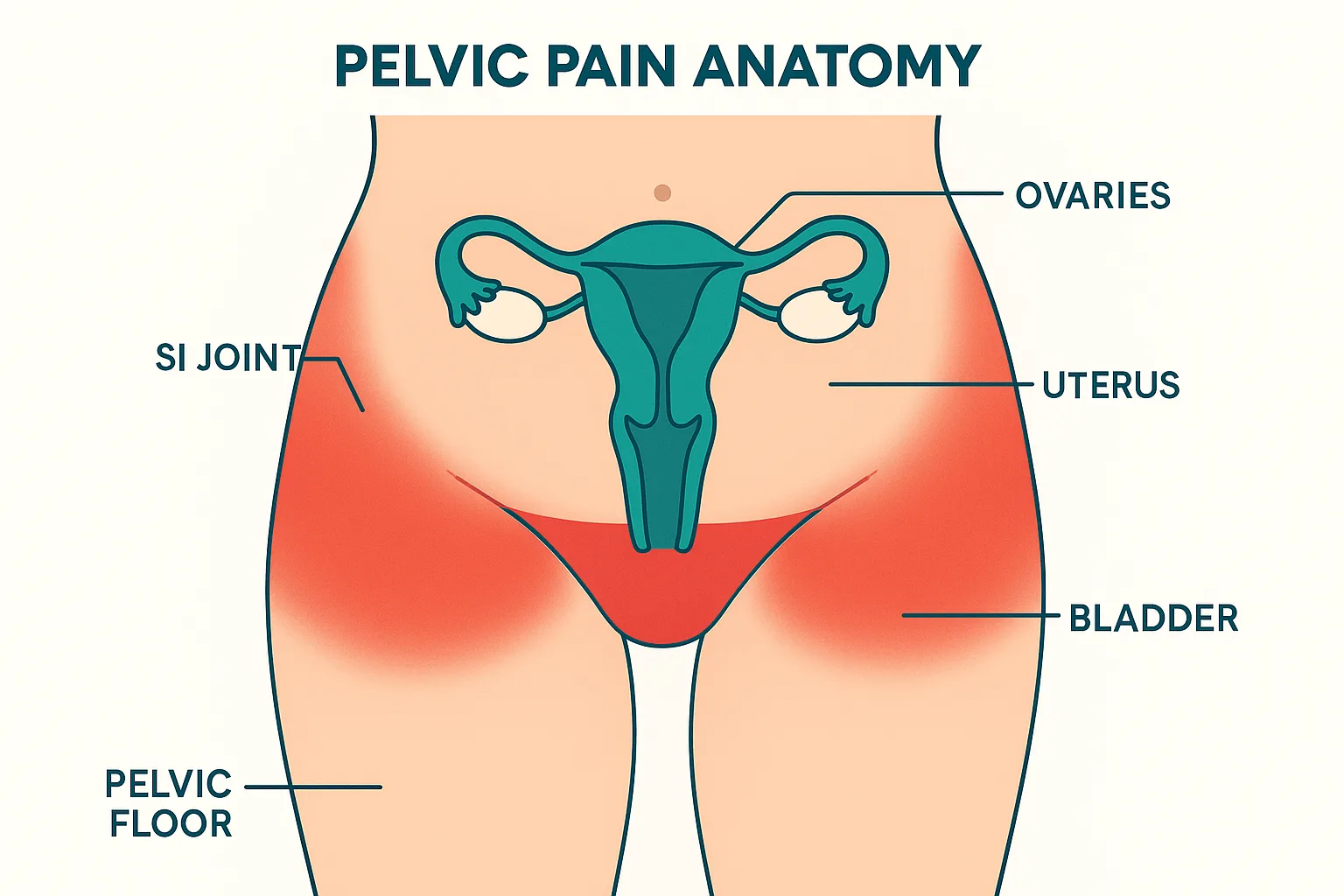 Pelvic Pain anatomy diagram
