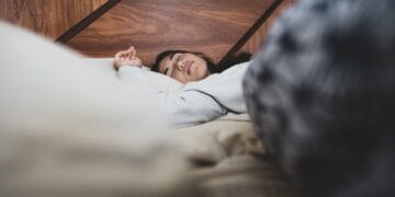 Woman sleeping