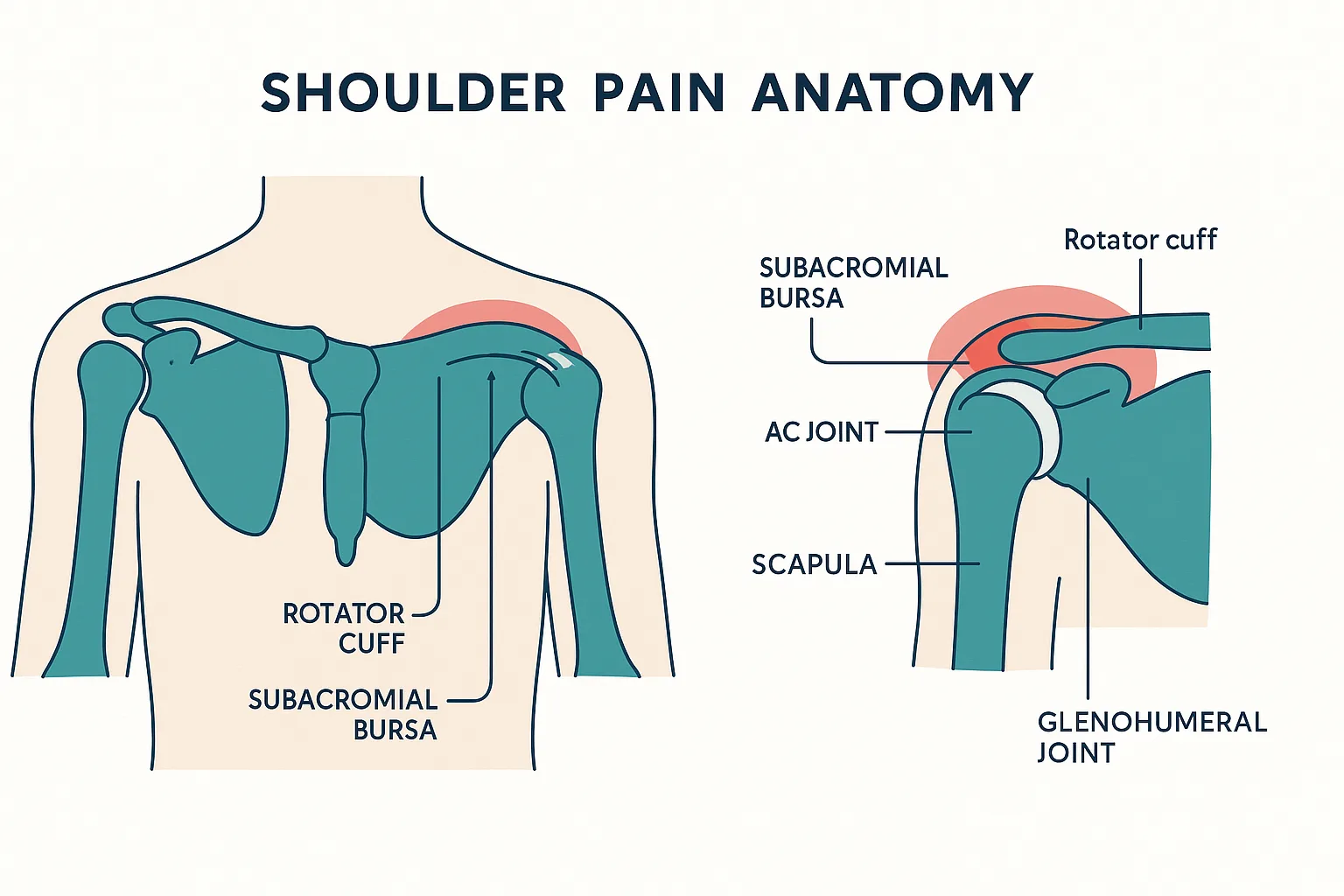 Shoulder Pain anatomy diagram